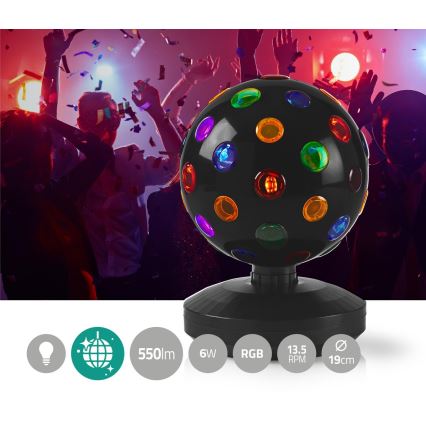 LED RGB Dekoračná lampa LED/6W/230V