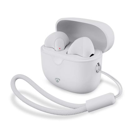 Bezdrôtové slúchadlá 250 mAh + 2x 30 mAh biela