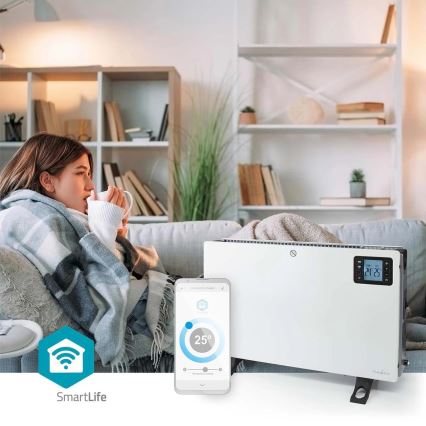 Elektrický priamotop/konvektor 750/1250/2000W/230V Wi-Fi Tuya + diaľkové ovládanie