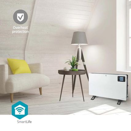 Elektrický priamotop/konvektor 750/1250/2000W/230V Wi-Fi Tuya + diaľkové ovládanie