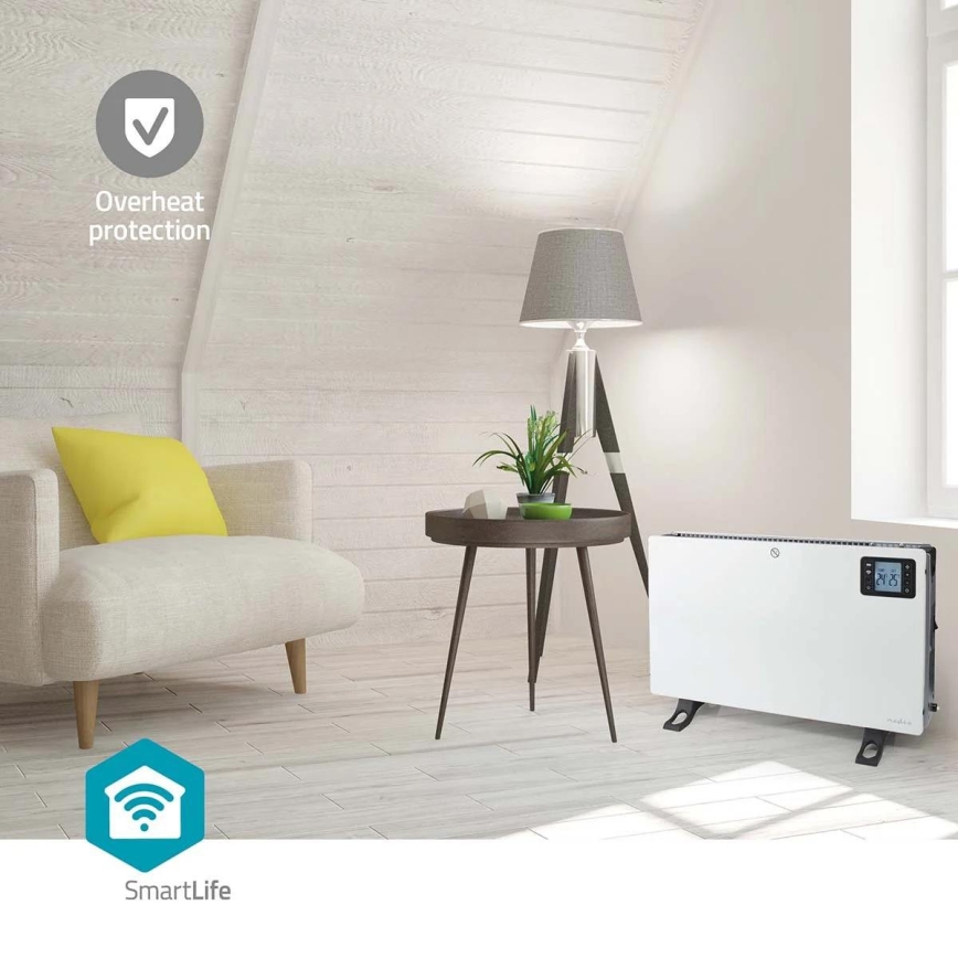 Elektrický priamotop/konvektor 750/1250/2000W/230V Wi-Fi Tuya + diaľkové ovládanie