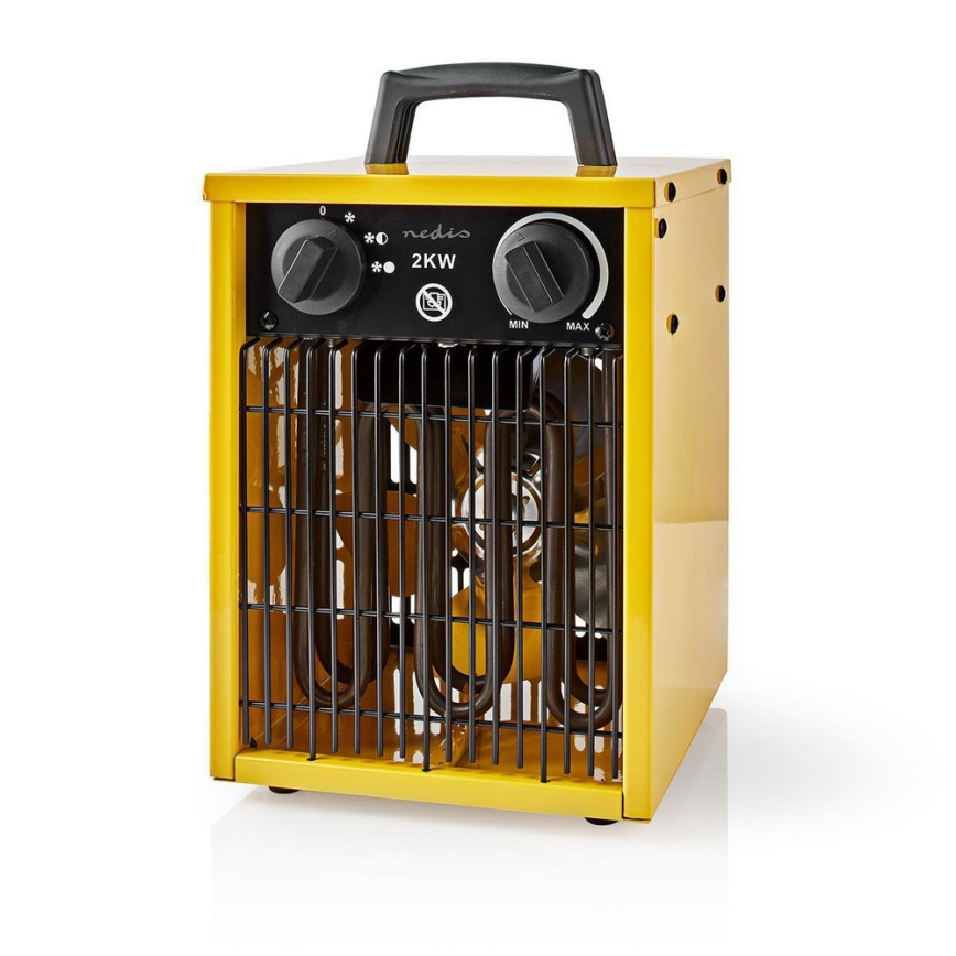 Odolný ventilátor s vykurovacím telesom 1000-2000W/230V IP24