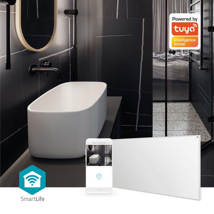 Infračervený vykurovací panel 700W/230V 120x62 cm IP44 Wi-Fi Tuya + diaľkové ovládanie
