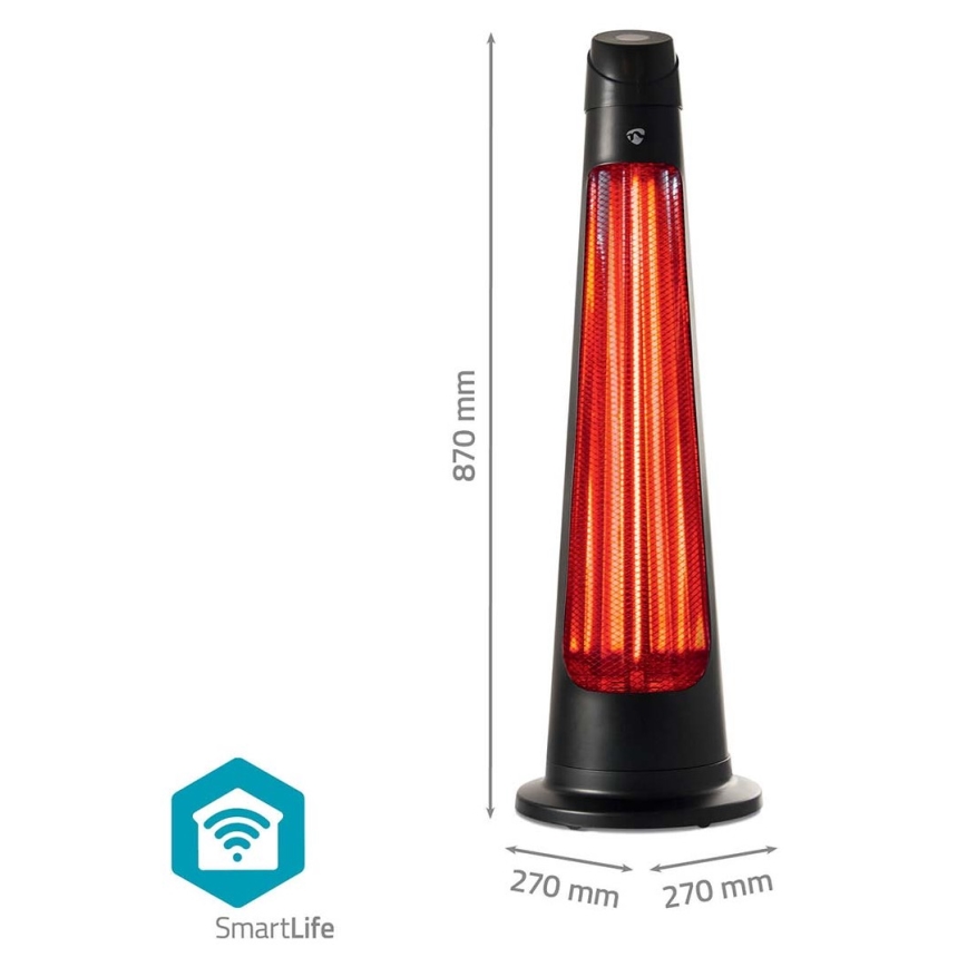 Vonkajšie vykurovacie teleso SmartLife 600/1200W/230V Wi-Fi Tuya IP24