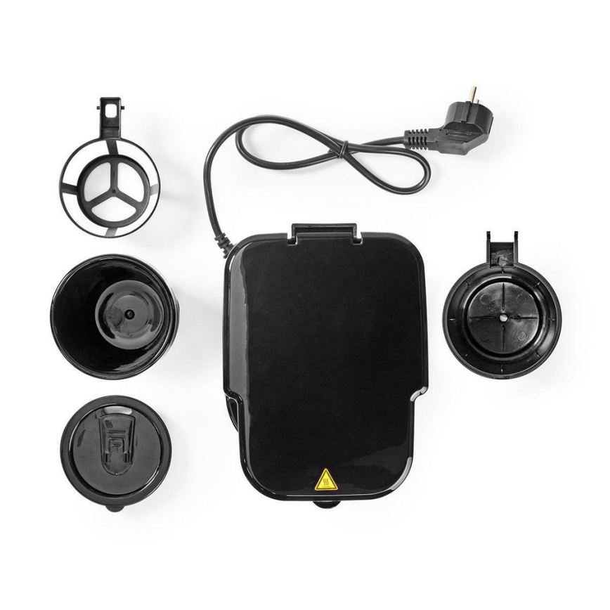 Kávovar na jednu šálku 0,4 l s časovačom a cestovným hrnčekom