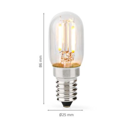 LED Žiarovka do digestora T25 E14/2W/230V 2700K