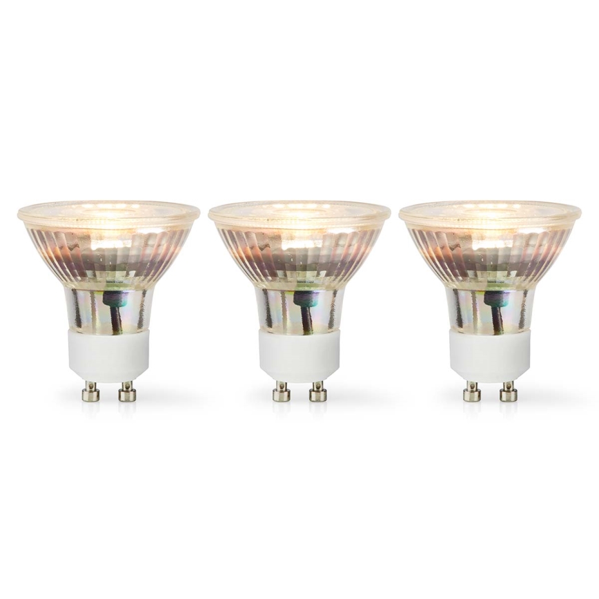 SADA 3x LED žiaroviek GU10/4,5W/230V 2700K