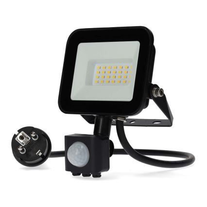LED reflektor so senzorom LED/20W/230V 4000K IP44