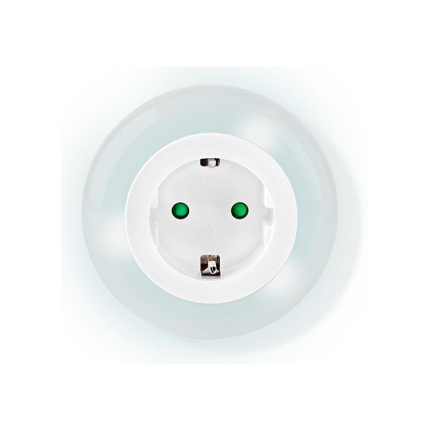 LED Nočné svetlo so senzorom LED/0,6W/230V