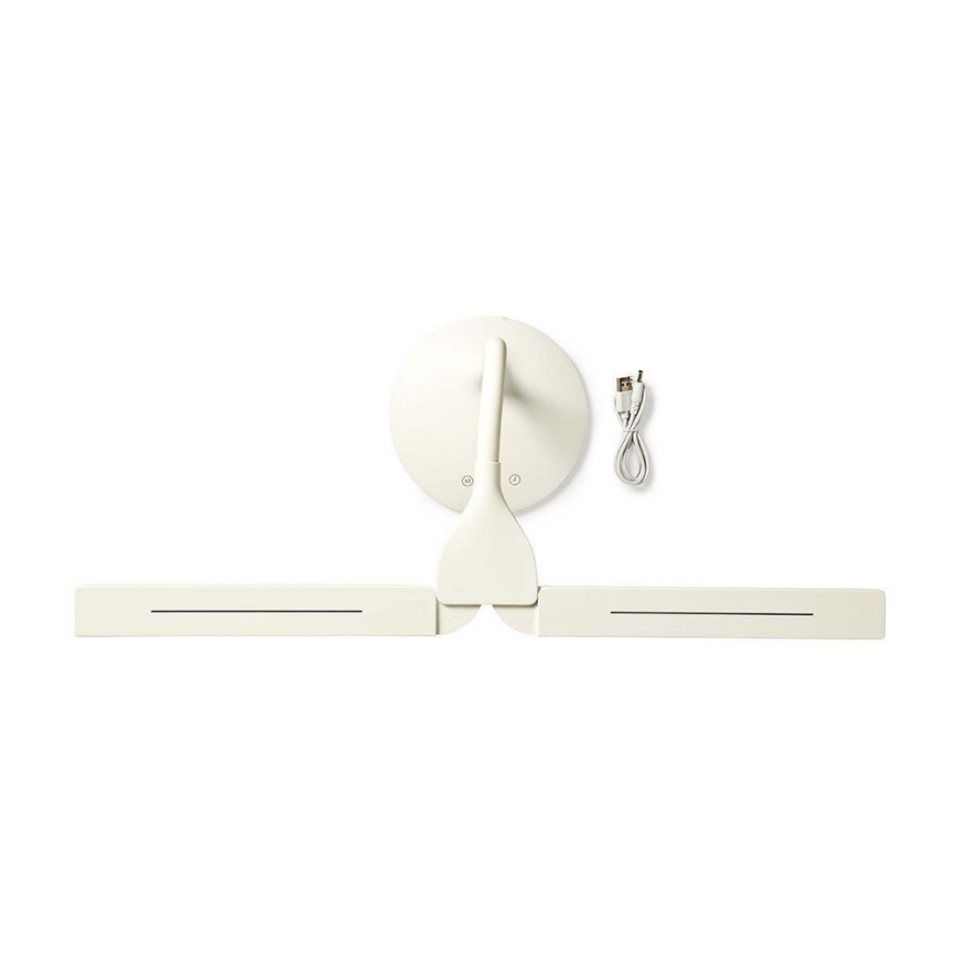 LED Stmievateľná stolná lampa LED/6W/5V 2200 mAh biela