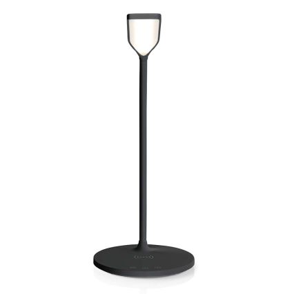 LED Stmievateľná dotyková flexibilná stolná lampa s 15W bezdrôtovým nabíjaním Qi LED/5,5W/230V 2700-6500K čierna