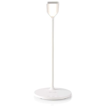 LED Stmievateľná dotyková flexibilná stolná lampa s 15W bezdrôtovým nabíjaním Qi LED/5,5W/230V 2700-6500K biela