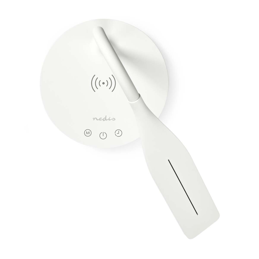 LED Stmievateľná dotyková flexibilná stolná lampa s 15W bezdrôtovým nabíjaním Qi LED/5,5W/230V 2700-6500K biela