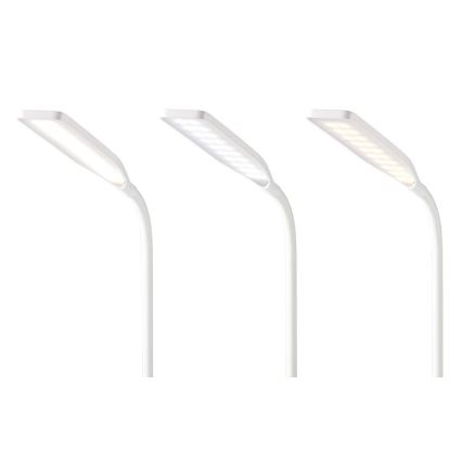 LED Stmievateľná dotyková flexibilná stolná lampa s 15W bezdrôtovým nabíjaním Qi LED/5,5W/230V 2700-6500K biela