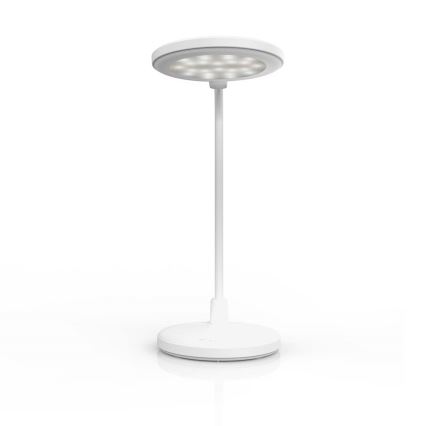LED stmievateľná nabíjateľná dotyková lampa so zrkadlom LED/6W/1200 mAh 3000/4000/5700K CRI 90 biela