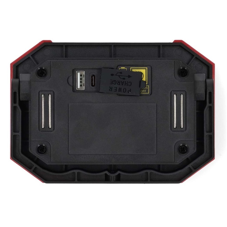 LED Stmievateľný nabíjací reflektor s powerbankou LED/10W/3000 mAh IPX2