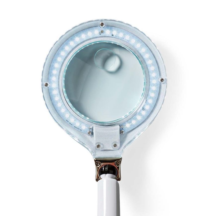 LED Stolná lampa s lupou LED/6,5W/230V 6500K