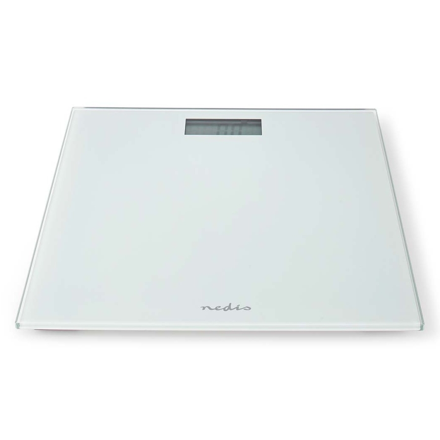 Digitálna osobná váha 1xCR2032 biela