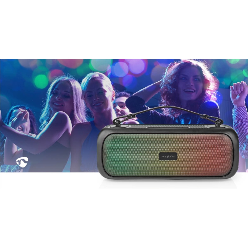 LED RGB Nabíjací reproduktor 45W/3000 mAh IPX5