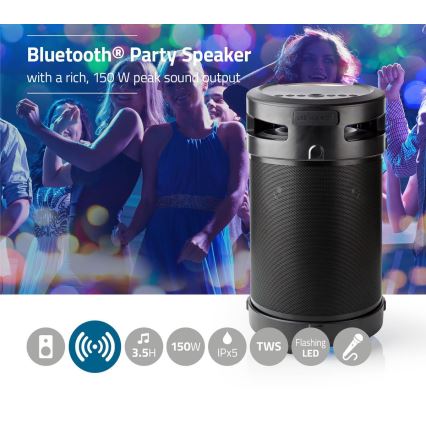 LED Nabíjací reproduktor 210W/4400 mAh IPX5