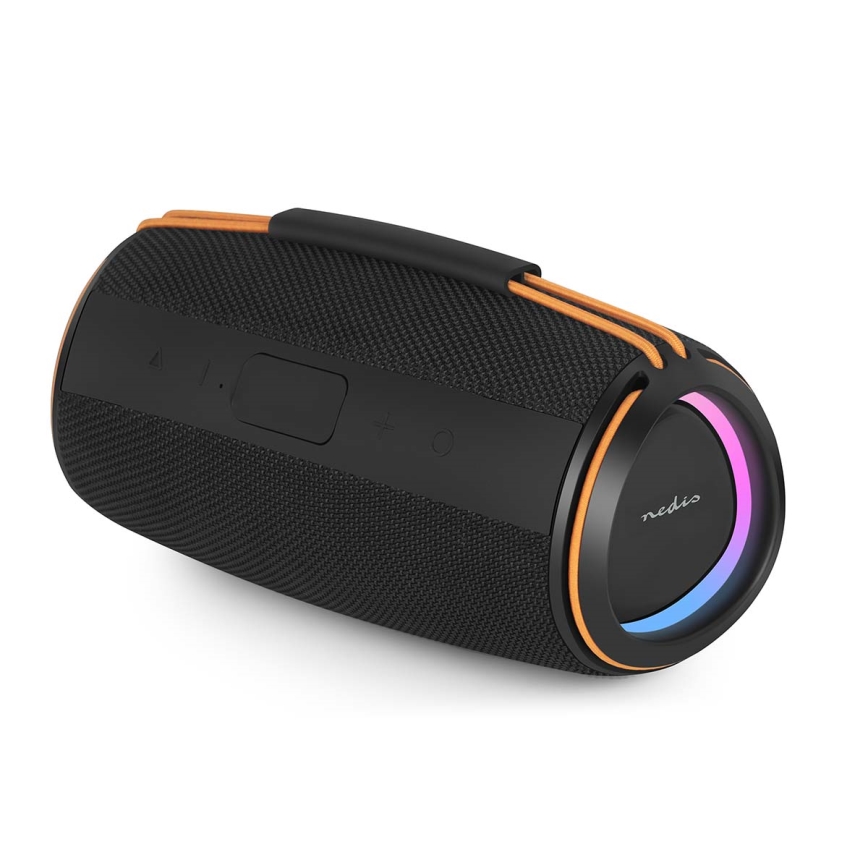 LED nabíjací reproduktor 60 W / 2000 mAh, IPX4, čierny