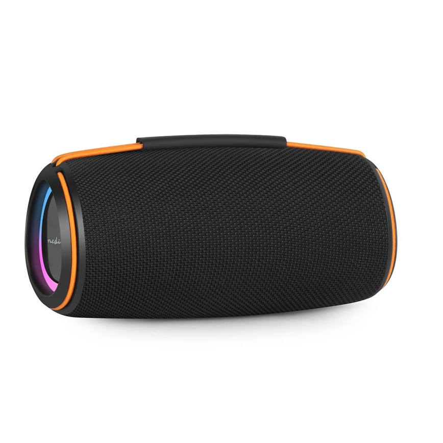 LED nabíjací reproduktor 60 W / 2000 mAh, IPX4, čierny