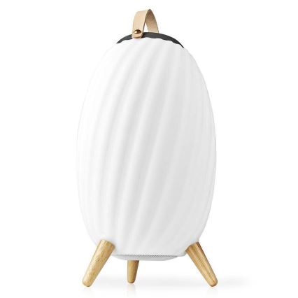 LED RGB Nabíjacia stolná lampa s reproduktorom 60W/2200 mAh IPX5