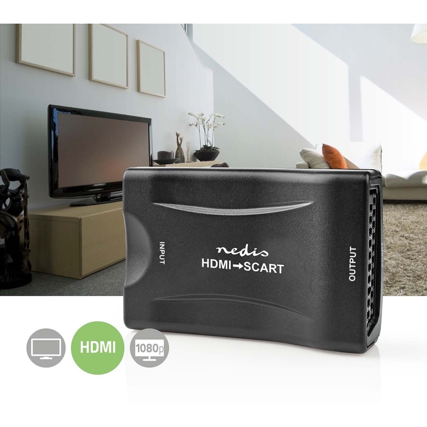 HDMI prevodník HDMI-SCART