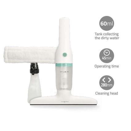 Nabíjací okenný vysávač 12W/2200 mAh IPX4