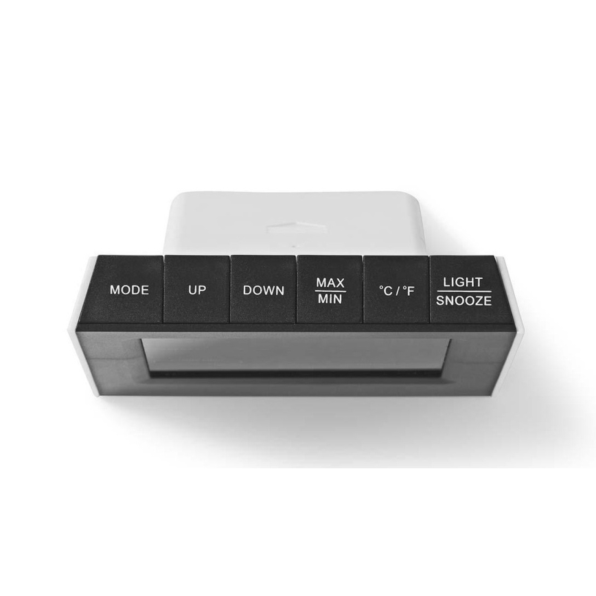 Meteostanica s farebným LCD displejom 230V/3xAAA + 2xAA čierna