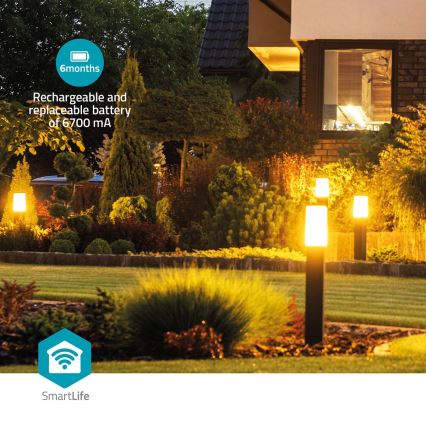 Inteligentná kamera 3 MP Full HD 1296p 6700 mAh Wi-Fi Tuya IP65