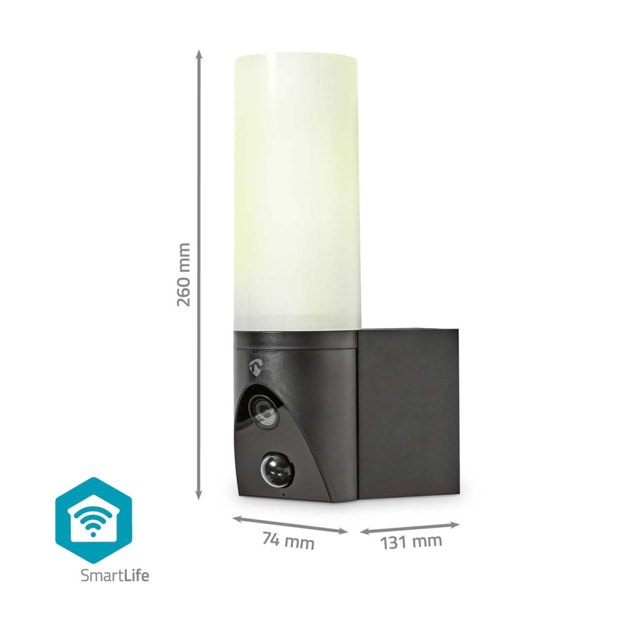 Inteligentná vonkajšia kamera SmartLife Full HD 1080p s LED osvetlením Wi-Fi Tuya IP65