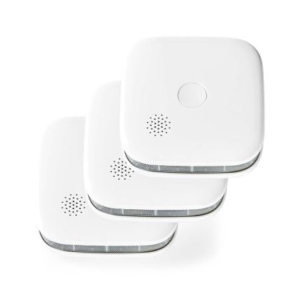 SADA 3x Detektor dymu SmartLife 3V/1xCR123A Wi-Fi Tuya
