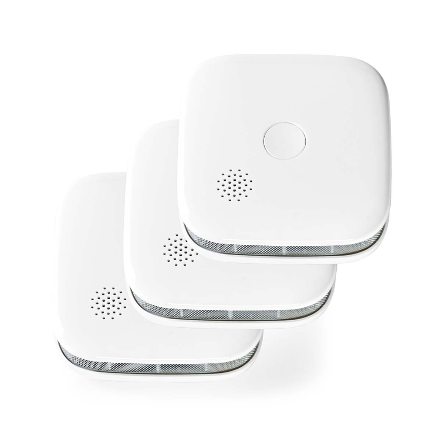 SADA 3x Detektor dymu SmartLife 3V/1xCR123A Wi-Fi Tuya
