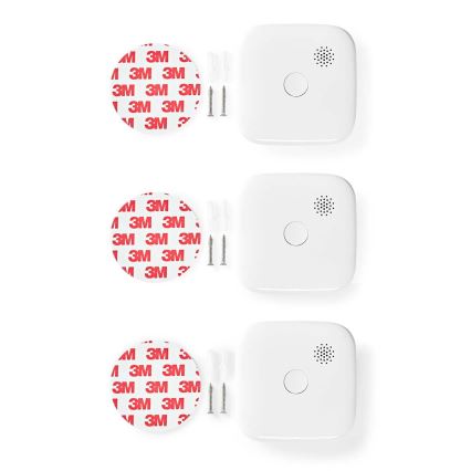 SADA 3x Detektor dymu SmartLife 3V/1xCR123A Wi-Fi Tuya