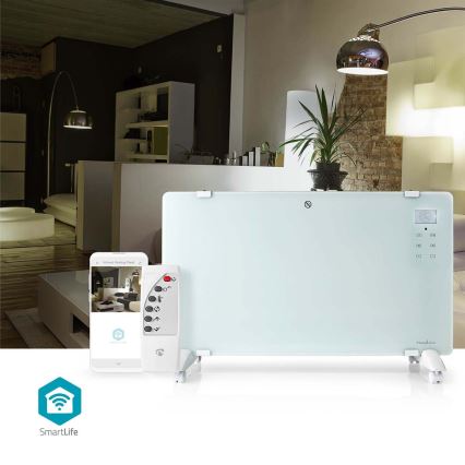 Elektrický priamotop/konvektor 2000W/230V Wi-Fi IP24 termostat