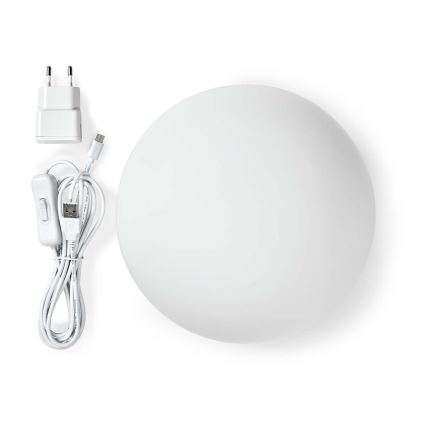 LED RGBW Stmievateľná stolná lampa SmartLife LED/5W/5V Wi-Fi 2700-6500K