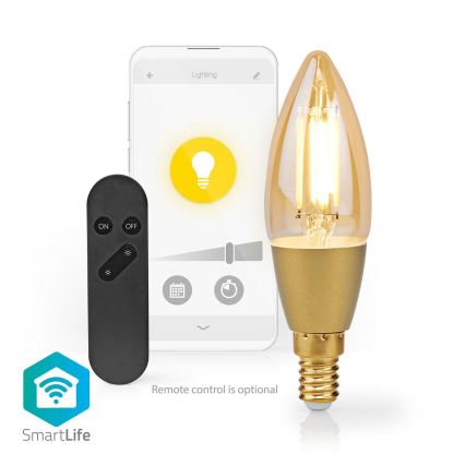 LED Stmievateľná žiarovka Smartlife E14/4,9W/230V 1800-3000K Wi-Fi Tuya