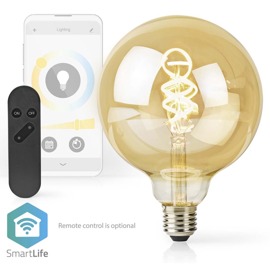 LED Stmievateľná žiarovka E27/4,9W/230V Wi-Fi 1800-6500K