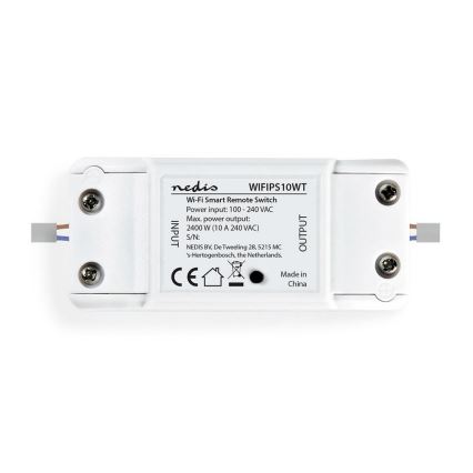 Spínač pre elektrický obvod 2500W/230V/17dBm Wifi