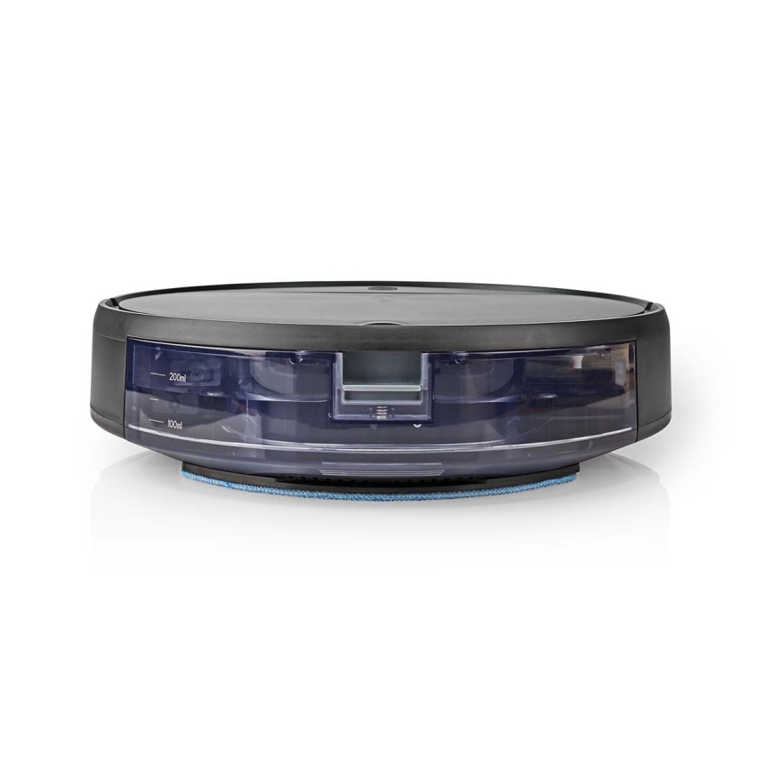 Inteligentný robotický vysávač s mopom 28W/2500 mAh Wi-Fi čierna + diaľkové ovládanie