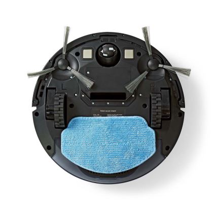 Inteligentný robotický vysávač s mopom 28W/2500 mAh Wi-Fi čierna + diaľkové ovládanie