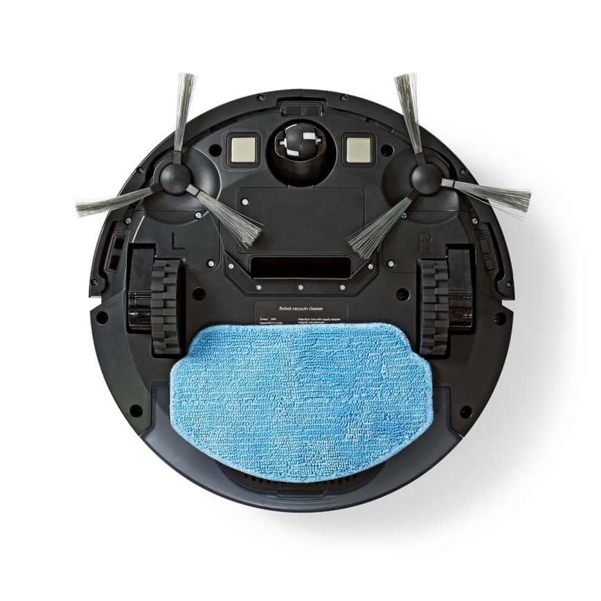 Inteligentný robotický vysávač s mopom 28W/2500 mAh Wi-Fi čierna + diaľkové ovládanie