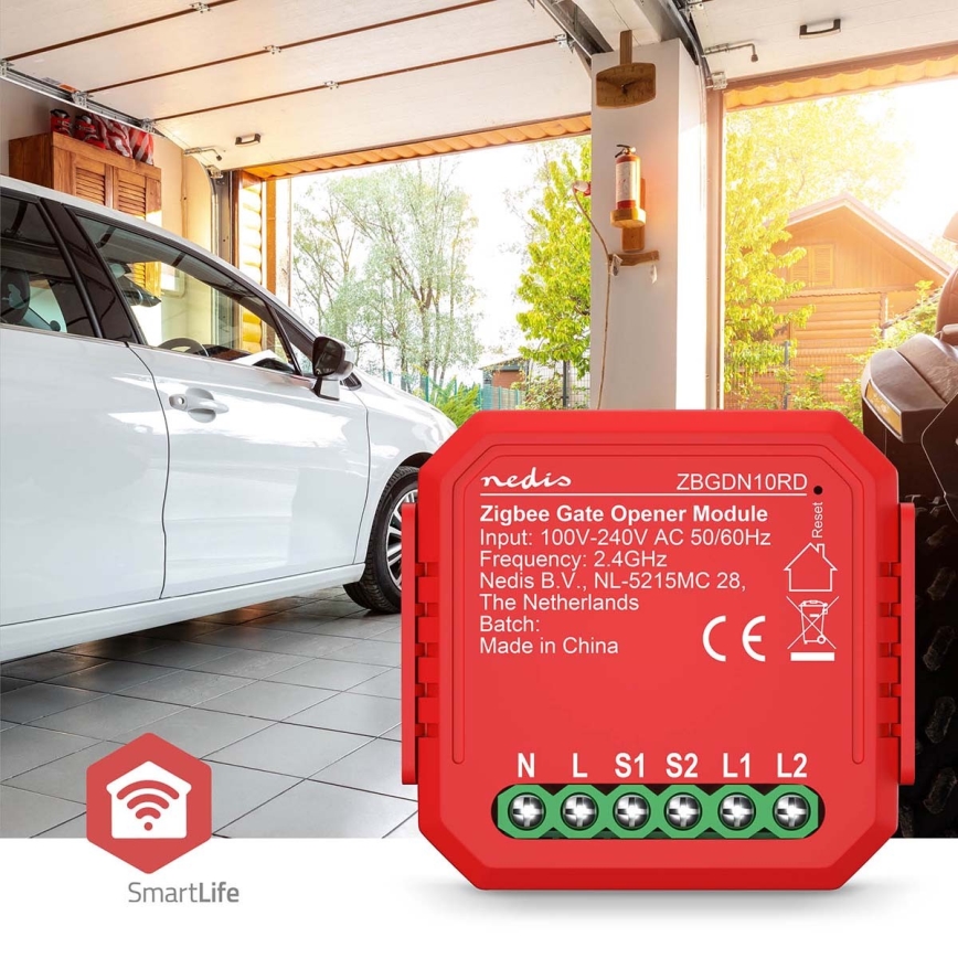 Inteligentný spínač garážových vrát SmartLife Zigbee Tuya