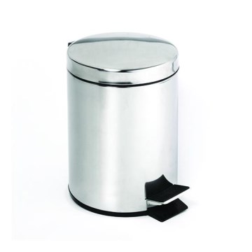 Nerezový odpadkový kôš 30x45 cm, strieborný