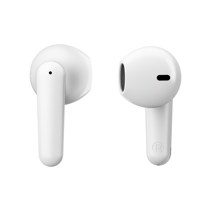 Niceboy Beans 4 POP - Bezdrôtové slúchadlá 200 mAh + 2x 30 mAh IPX4 biela