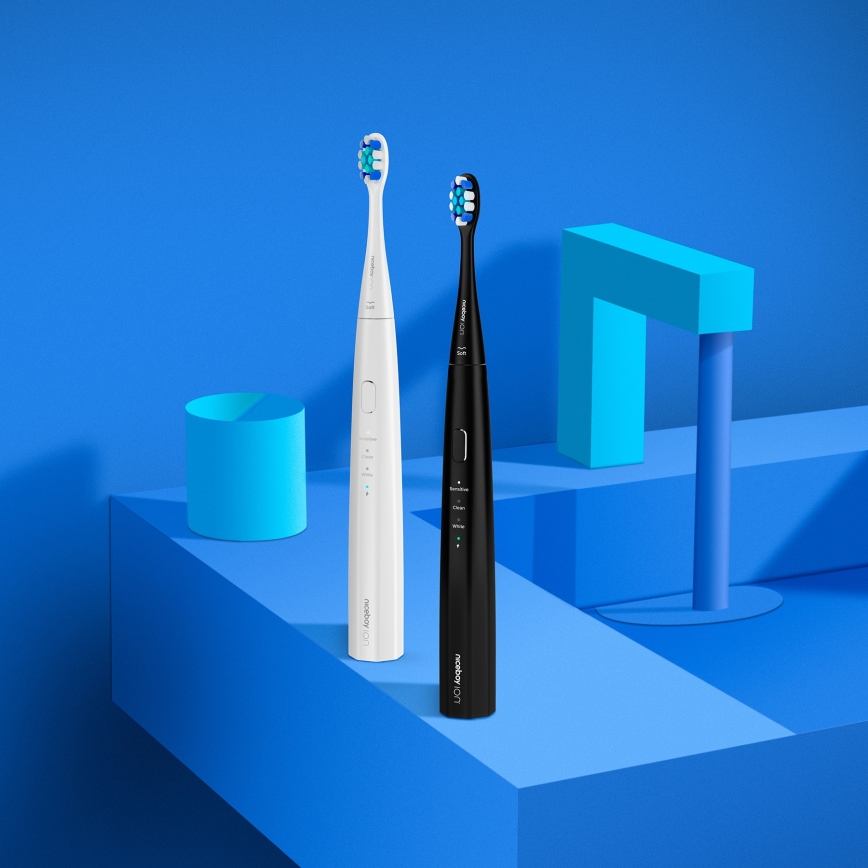 Niceboy ION Sonic Lite - Sonická zubná kefka 500 mAh IPX7 biela