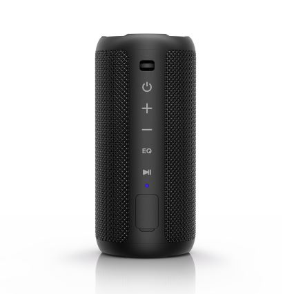 Niceboy Orion - LED Bezdrôtový reproduktor s mikrofónom 24W/2200 mAh IPX7 čierna