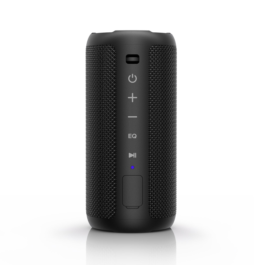 Niceboy Orion - LED Bezdrôtový reproduktor s mikrofónom 24W/2200 mAh IPX7 čierna