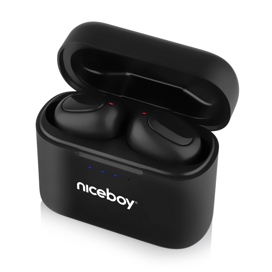Niceboy Podsie 4 - Bezdrôtové slúchadlá IP54 čierne